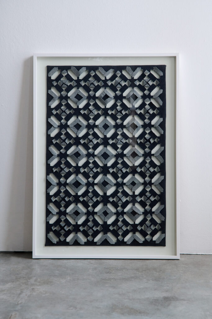 CUADRO "MOSAICOS EN DENIM"